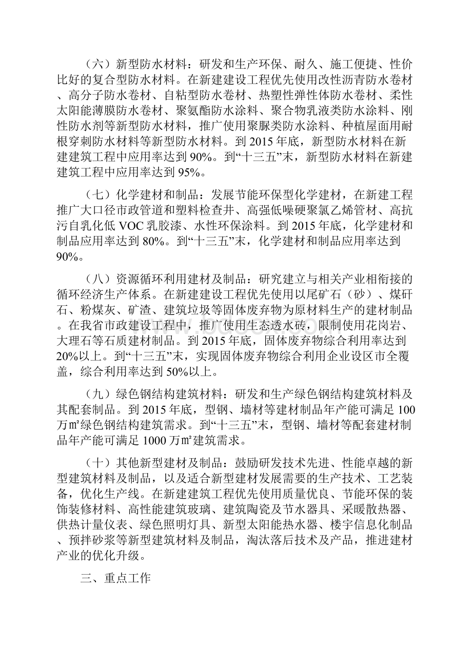 促进新型建筑材料产业加快发展实施方案.docx_第3页