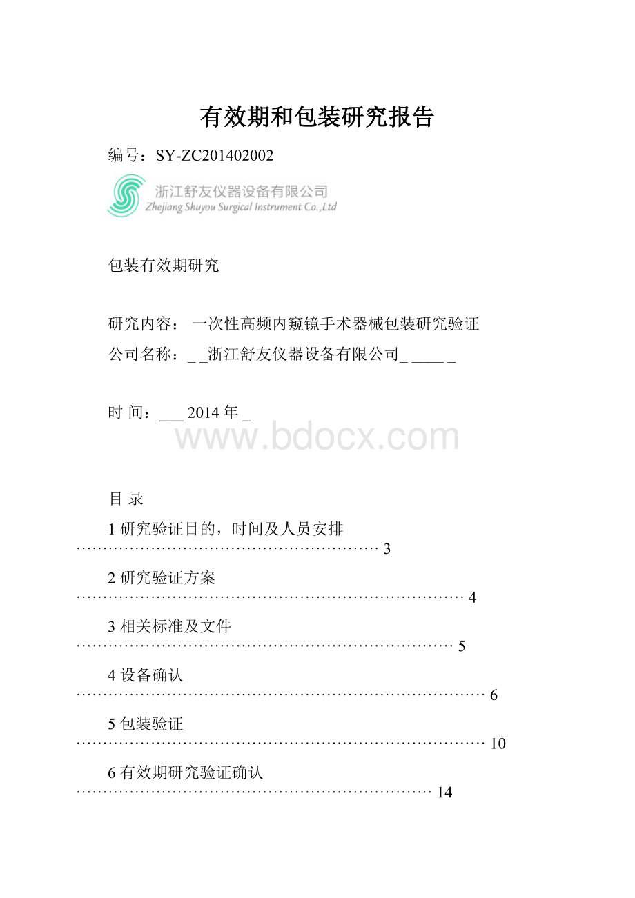 有效期和包装研究报告.docx_第1页