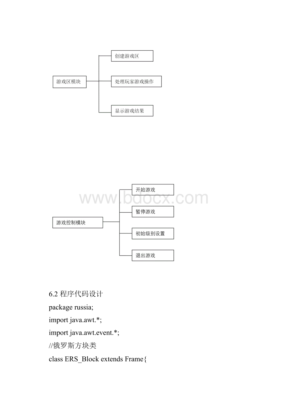 JAVA俄罗斯方块实验报告.docx_第3页