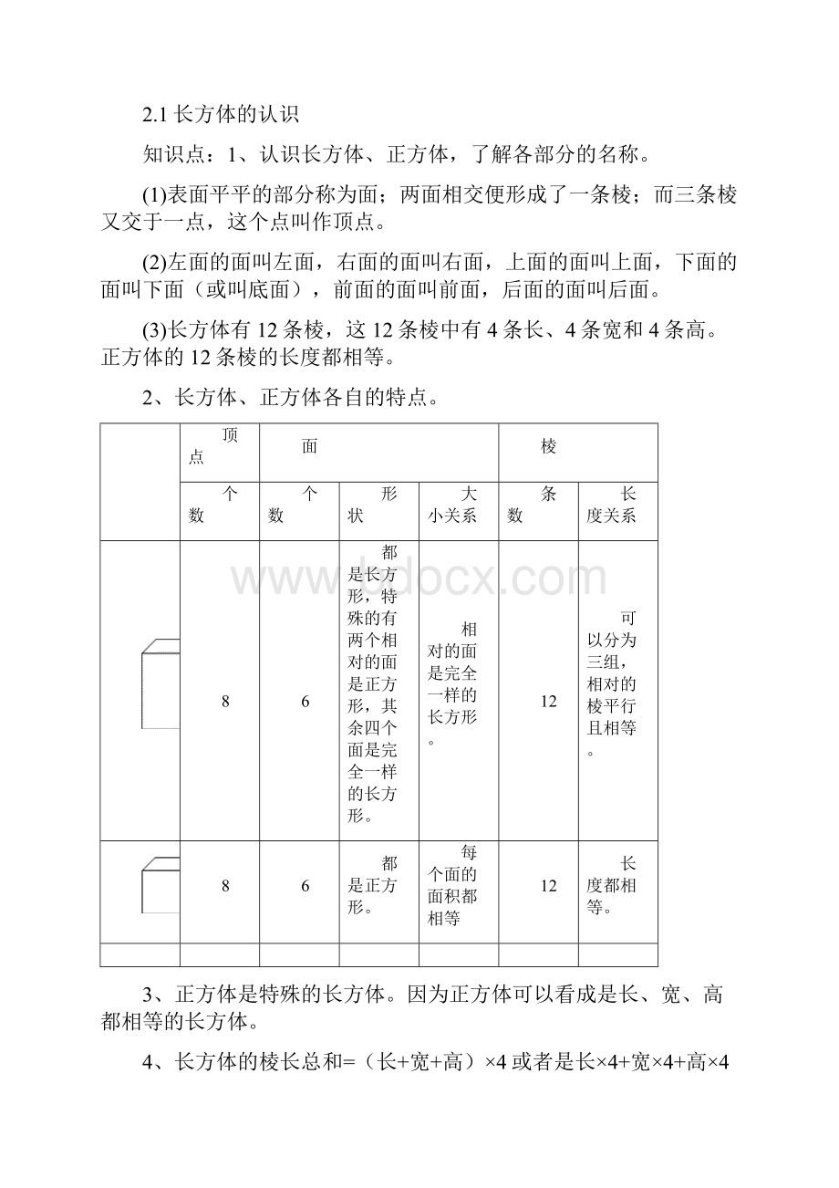 北师大版五年级数学下册全册知识点复习资料.docx_第2页