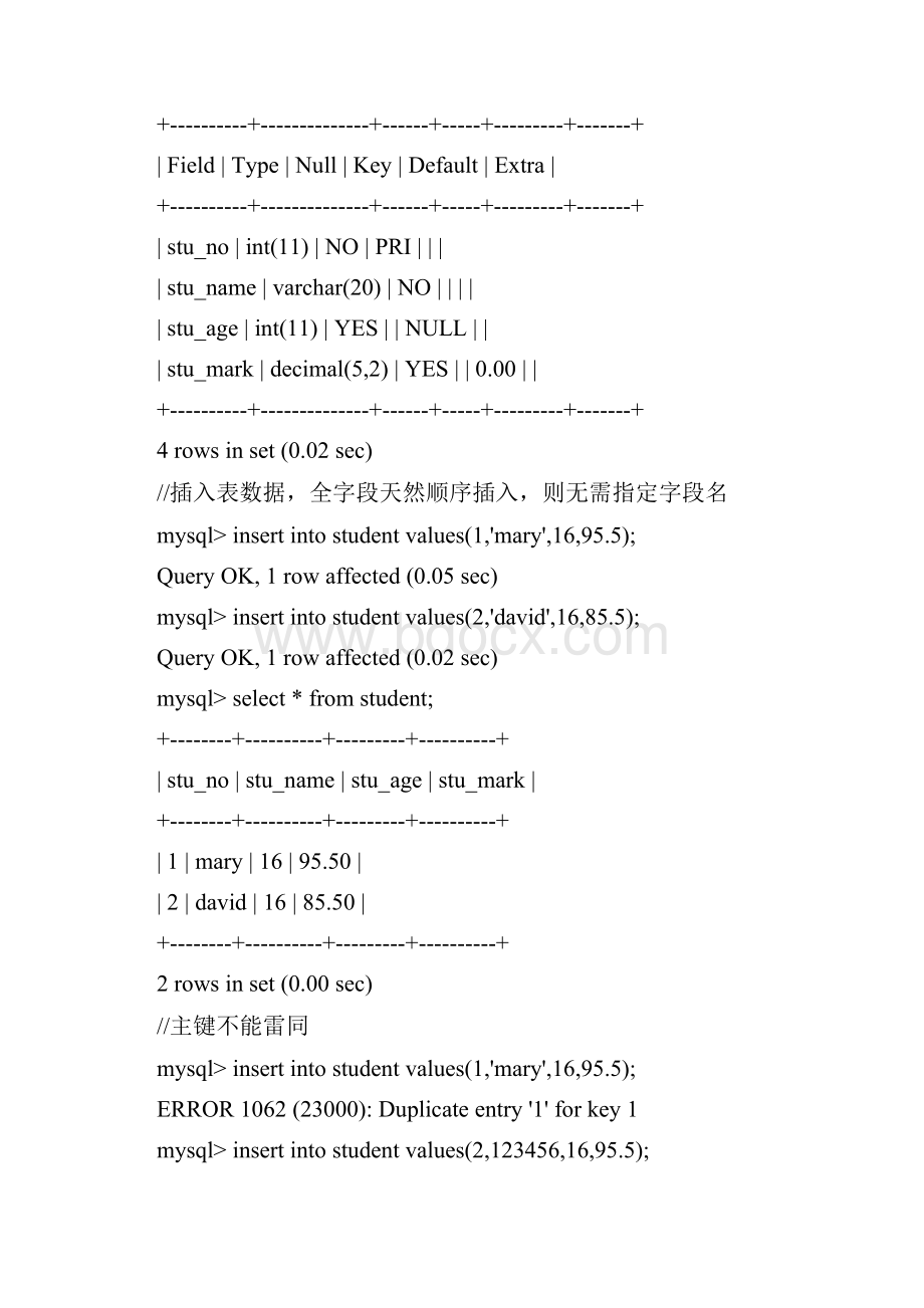 MYSQL单表CRUD操作.docx_第3页