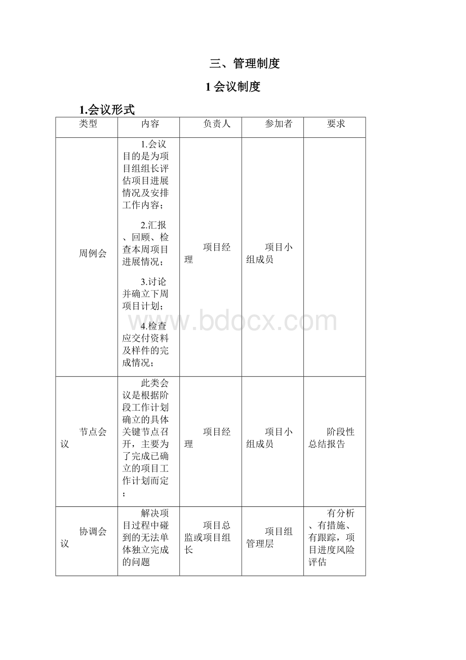 项目管理制度附流程职责.docx_第3页