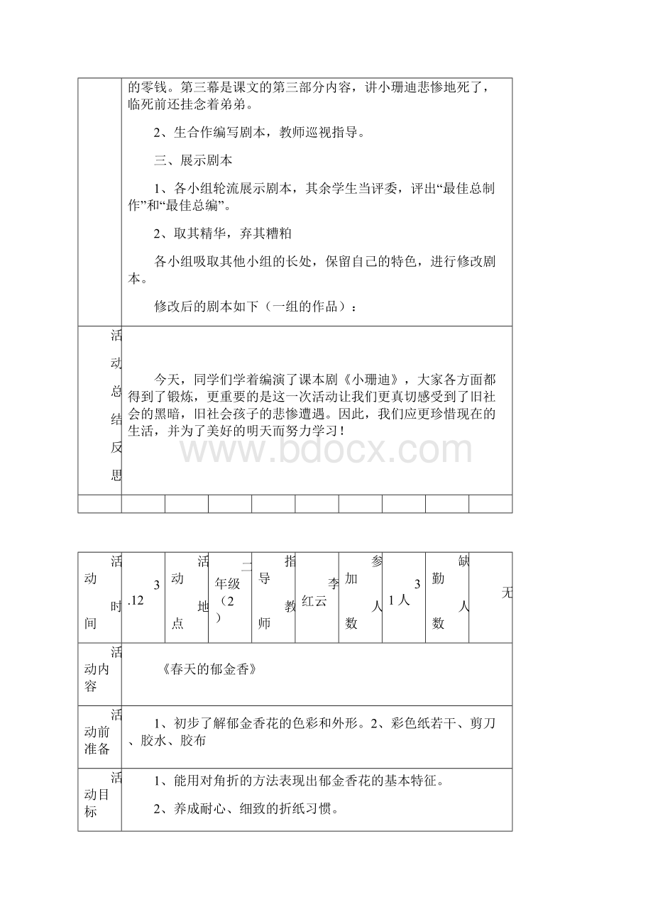 新源县第三小学社团活动教案.docx_第2页