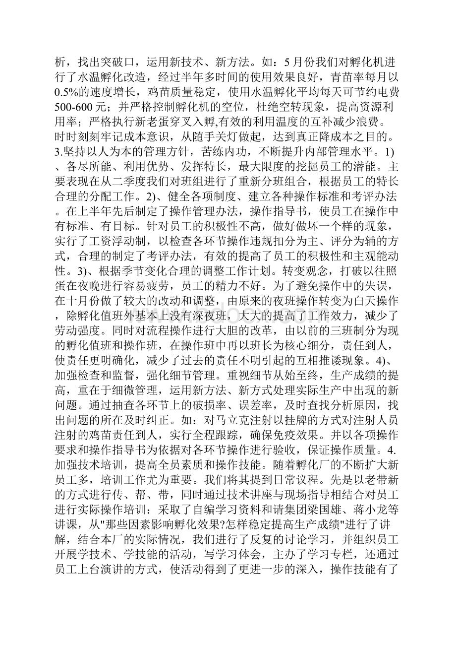 工作总结孵化厂年终工作总结.docx_第2页