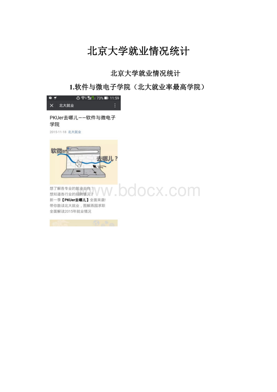 北京大学就业情况统计.docx