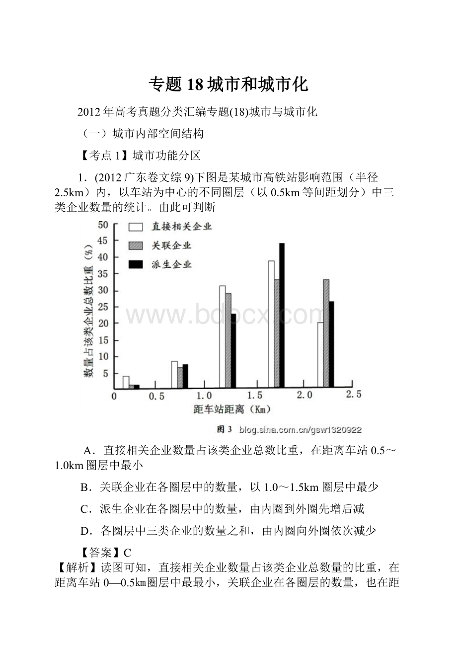 专题18城市和城市化.docx