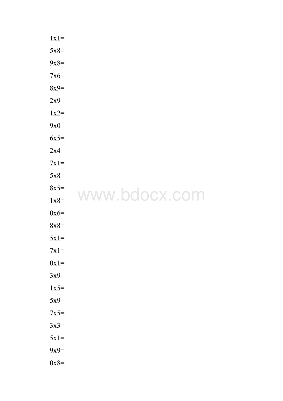 小学二年级上册乘法口算题80道直接打印A4.docx_第3页