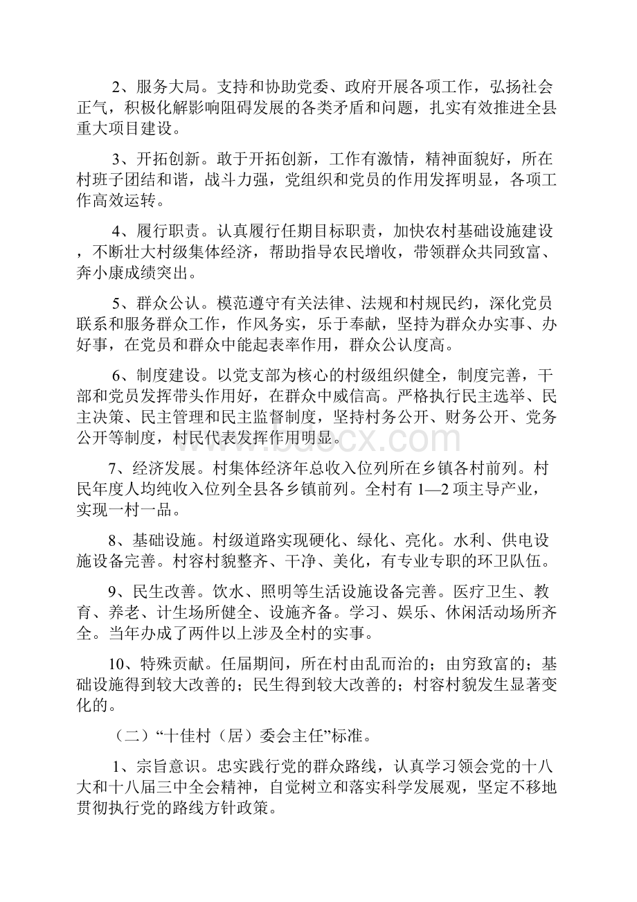 关于在全县开展双十佳评选活动的实施实施方案.docx_第2页