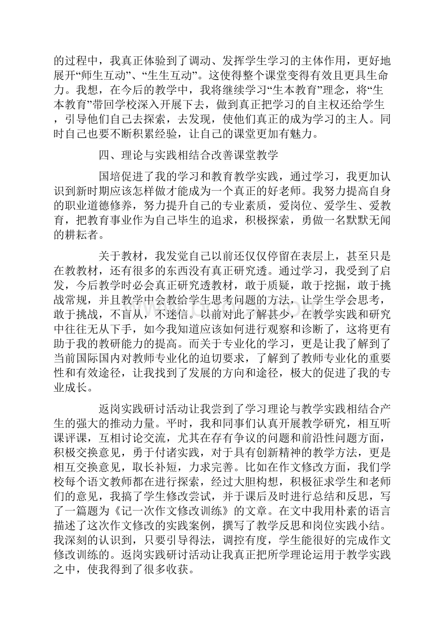 教师培训返岗实践总结.docx_第3页