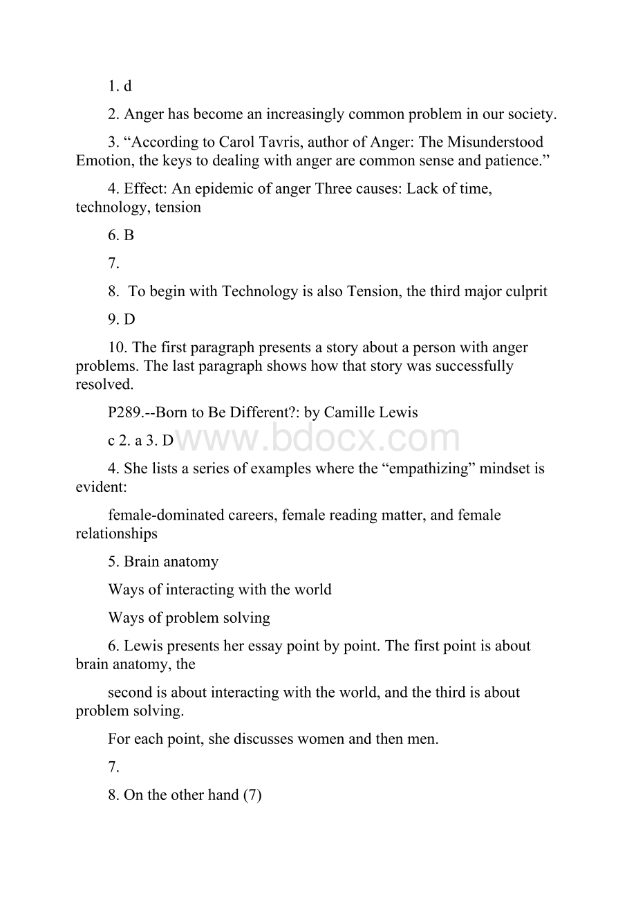 美国大学英语写作课后习题答案.docx_第2页