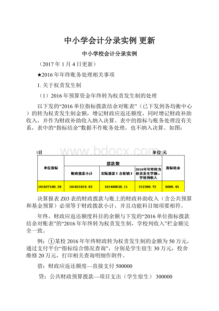 中小学会计分录实例 更新.docx_第1页