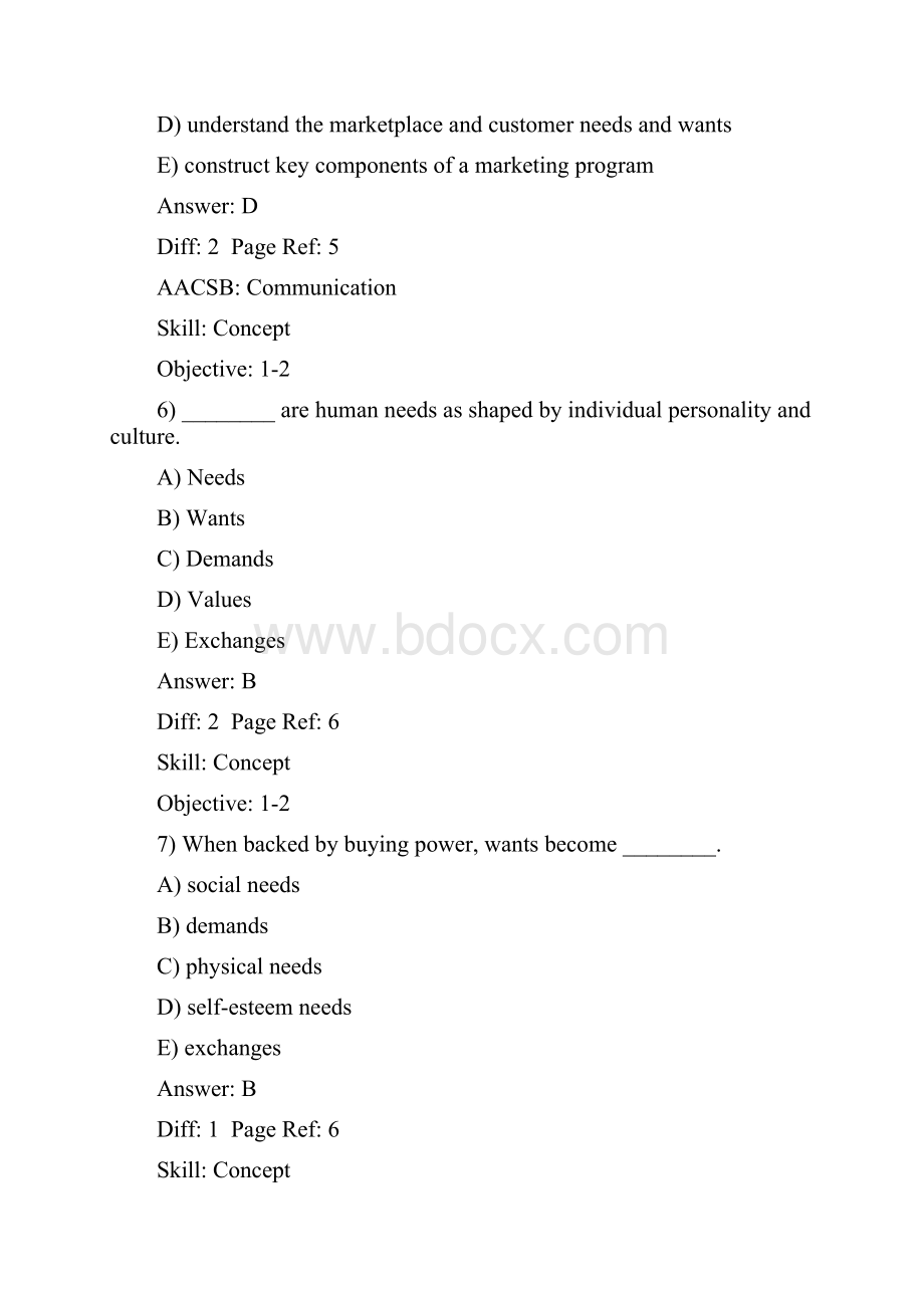 科特勒市场营销第一章知识题目解析.docx_第3页