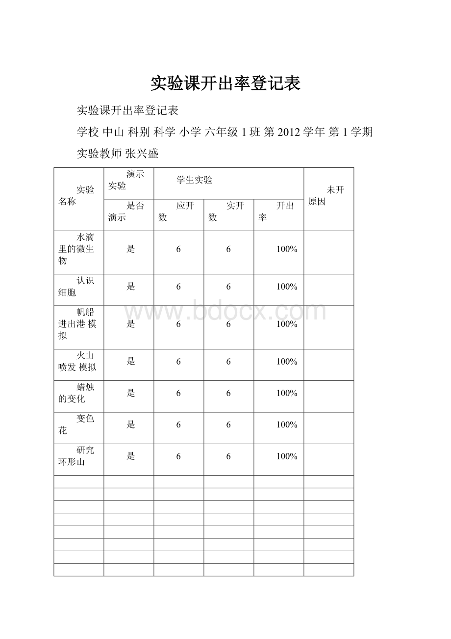 实验课开出率登记表.docx