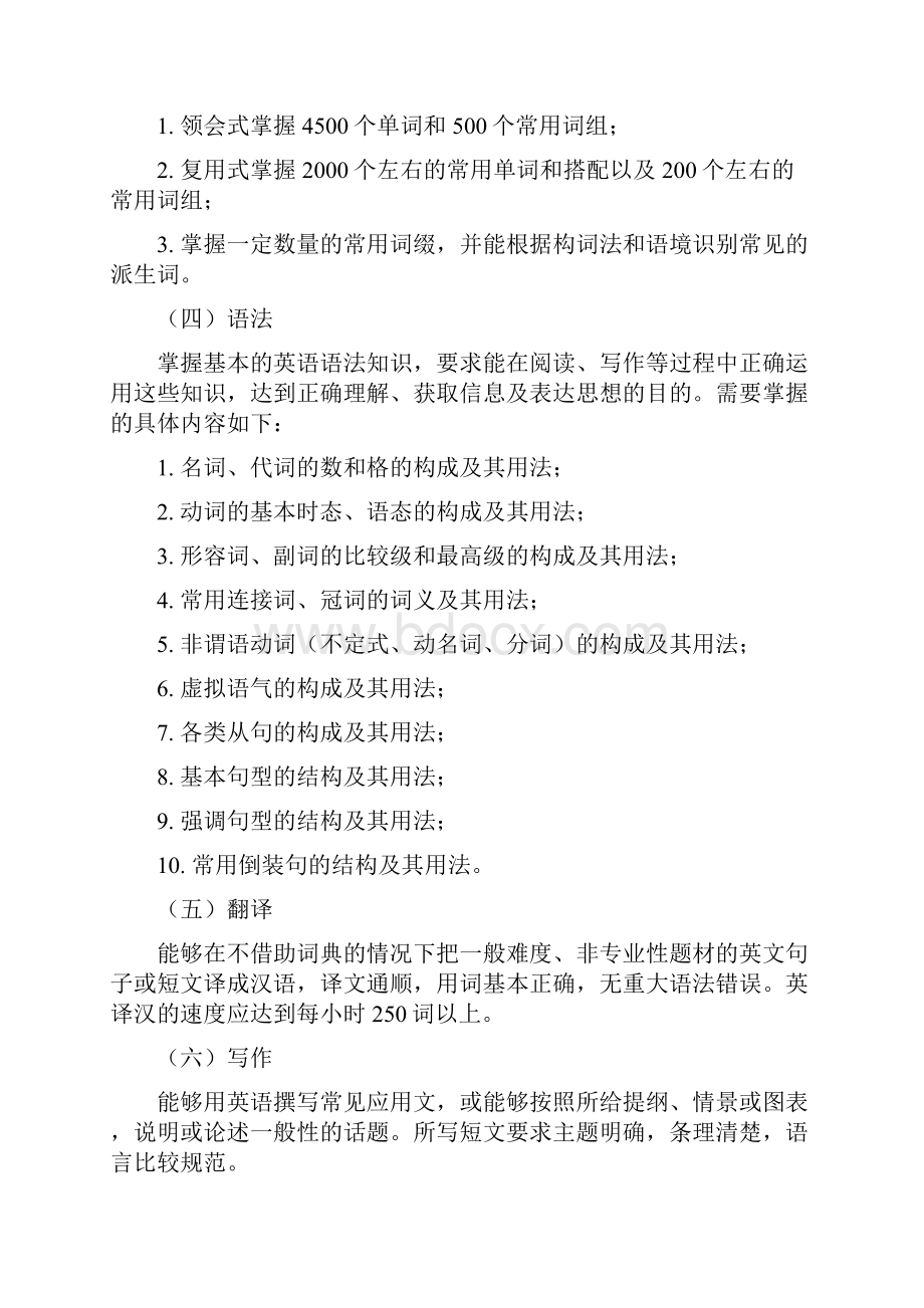 河北学位英语考试大纲及样题.docx_第2页