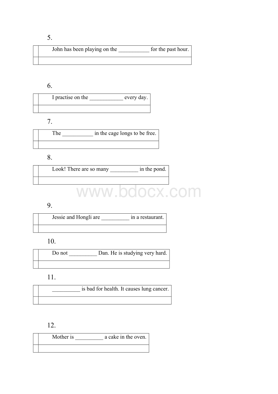 人教新版一年级英语第二学期期末复习测试题9.docx_第2页