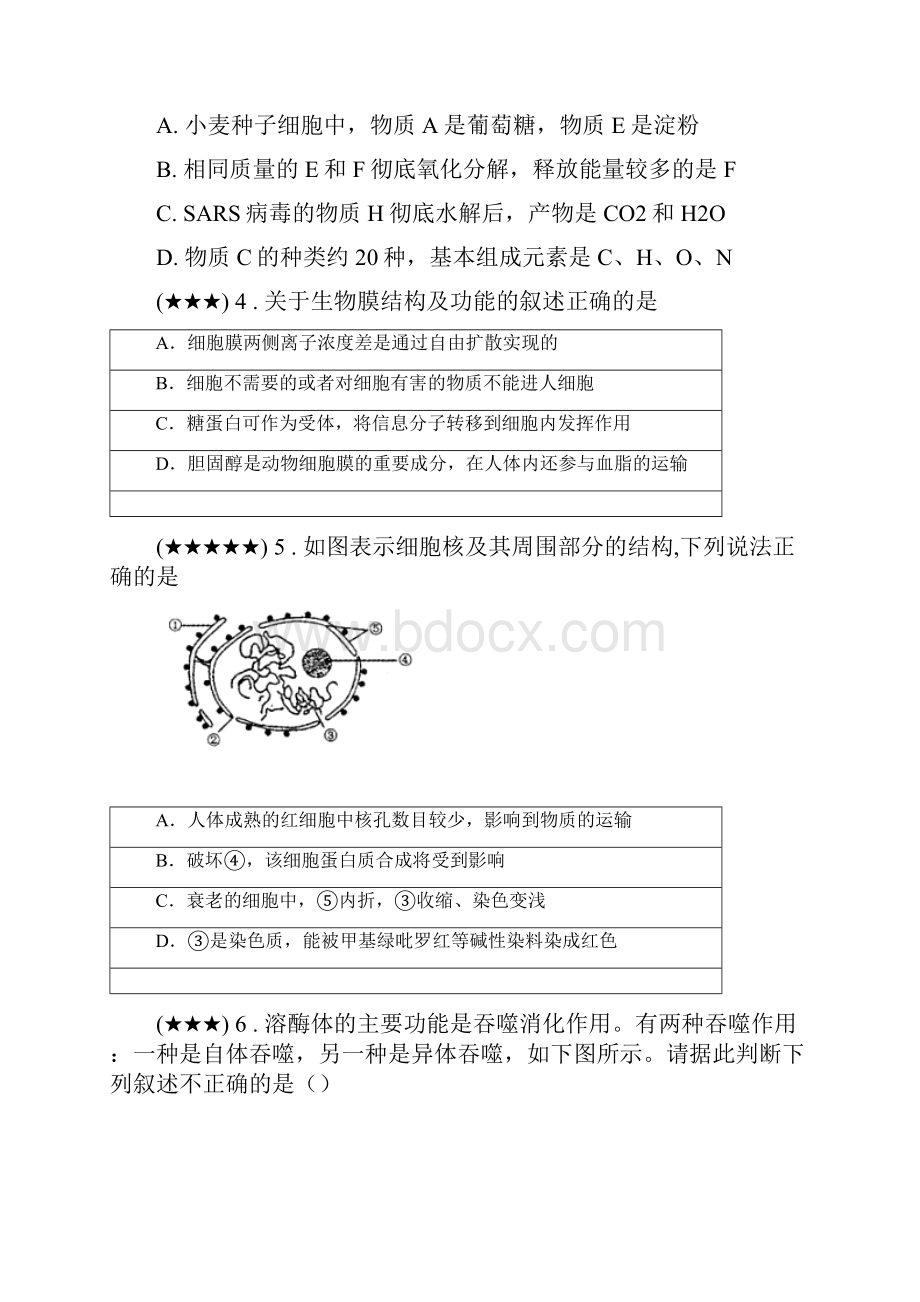 河南省洛阳市孟津县第二高级中学届高三月考调研考试生物试题.docx_第2页