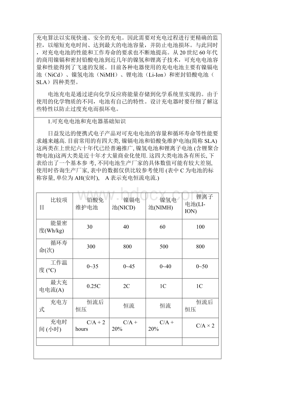 多用简易智能充电器设计.docx_第2页