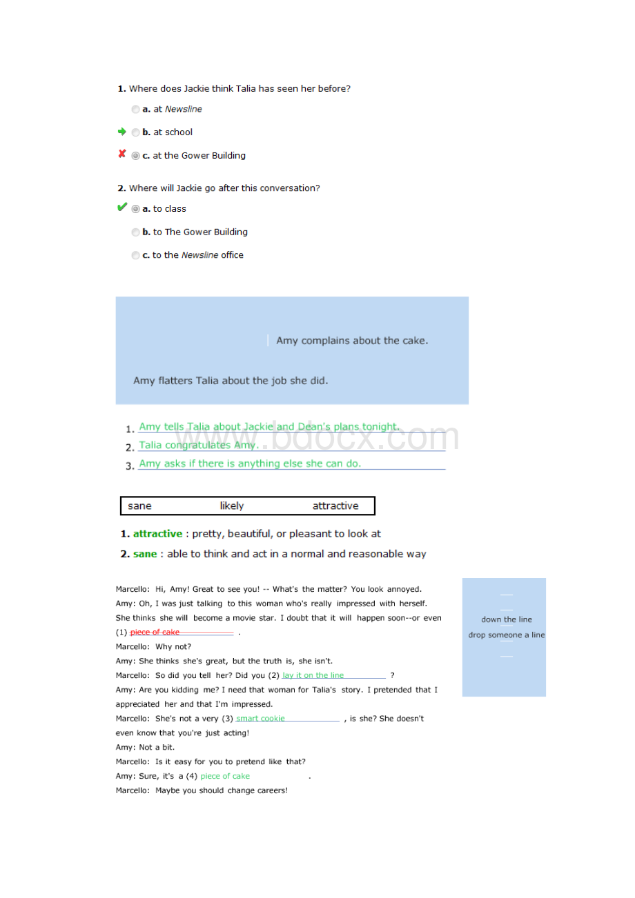 朗文交互英语第四级Module A test答案.docx_第3页