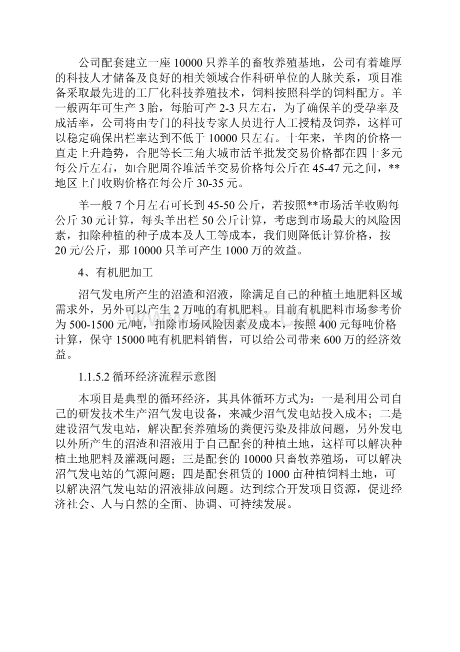 循环经济沼气发电高科技项目一期可行性研究报告.docx_第3页