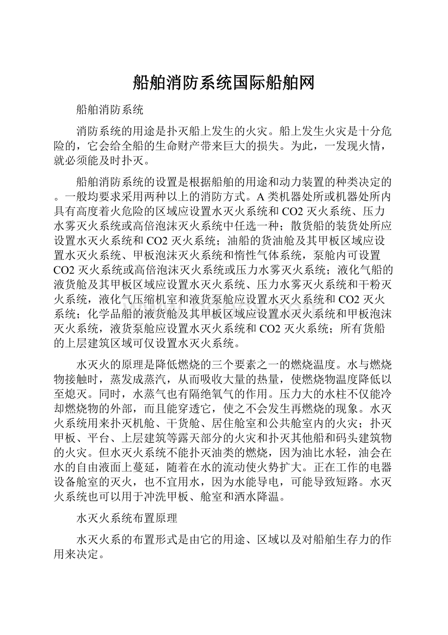 船舶消防系统国际船舶网.docx_第1页