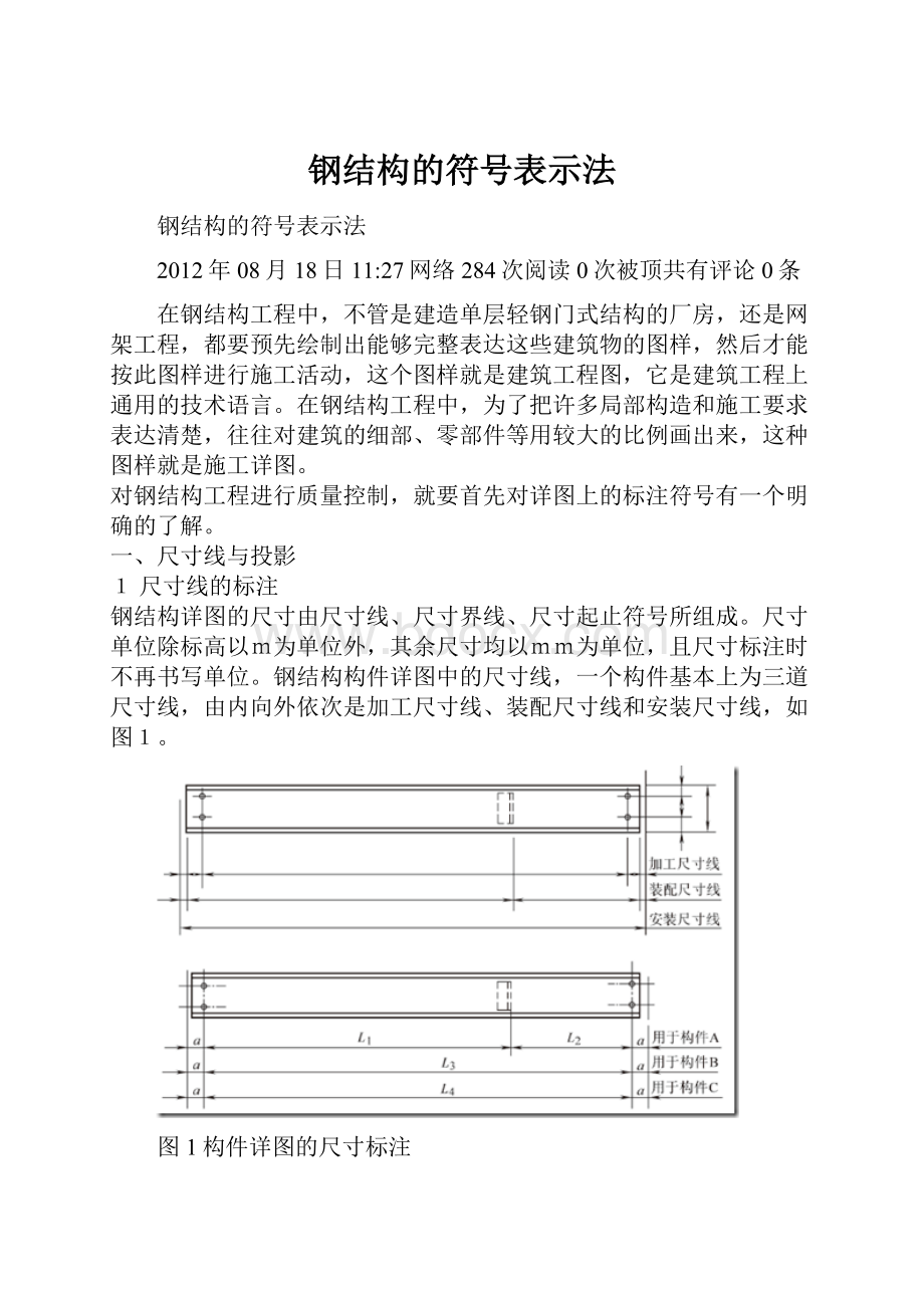 钢结构的符号表示法.docx_第1页