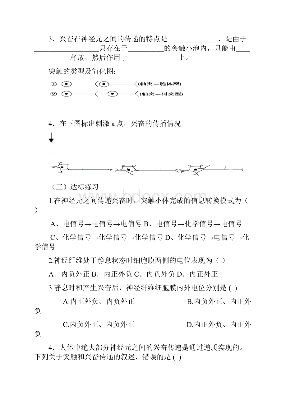 兴奋的传导传递.docx_第2页