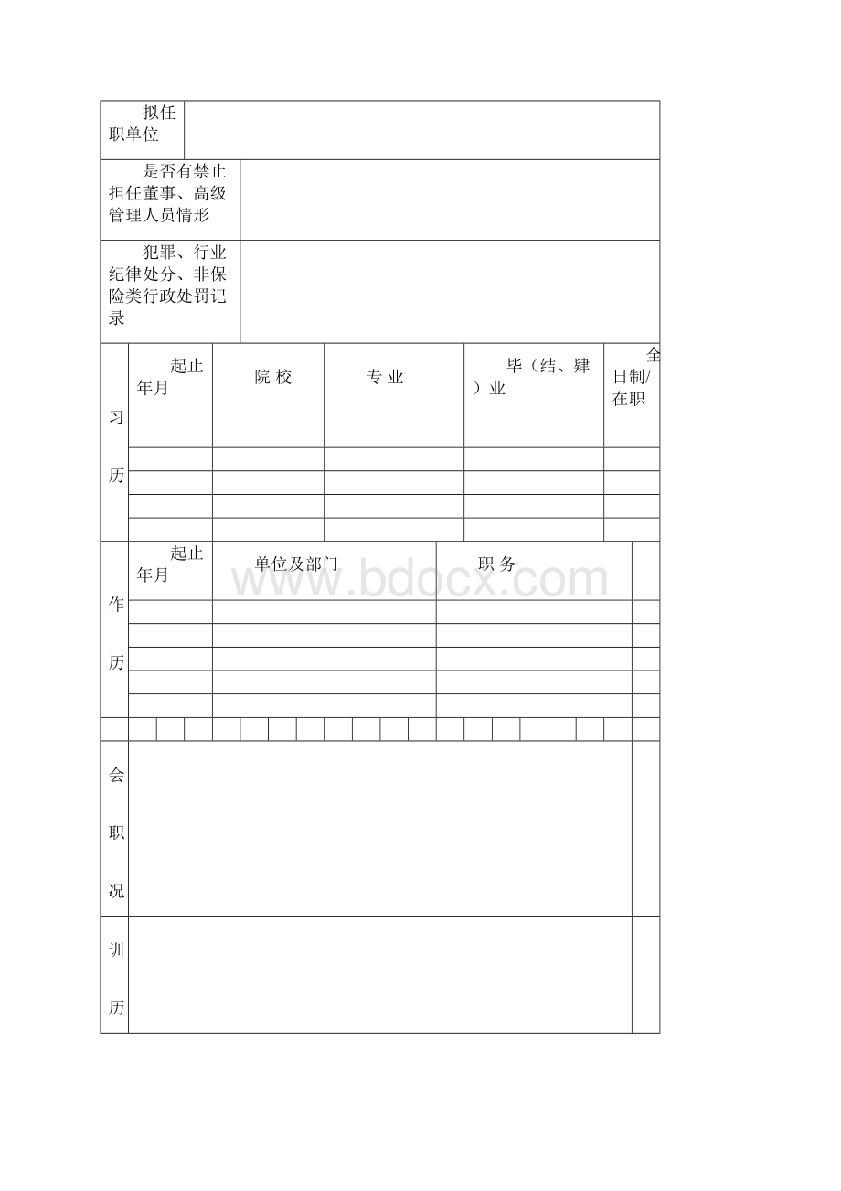 标题机构筹负责人简历表.docx_第3页