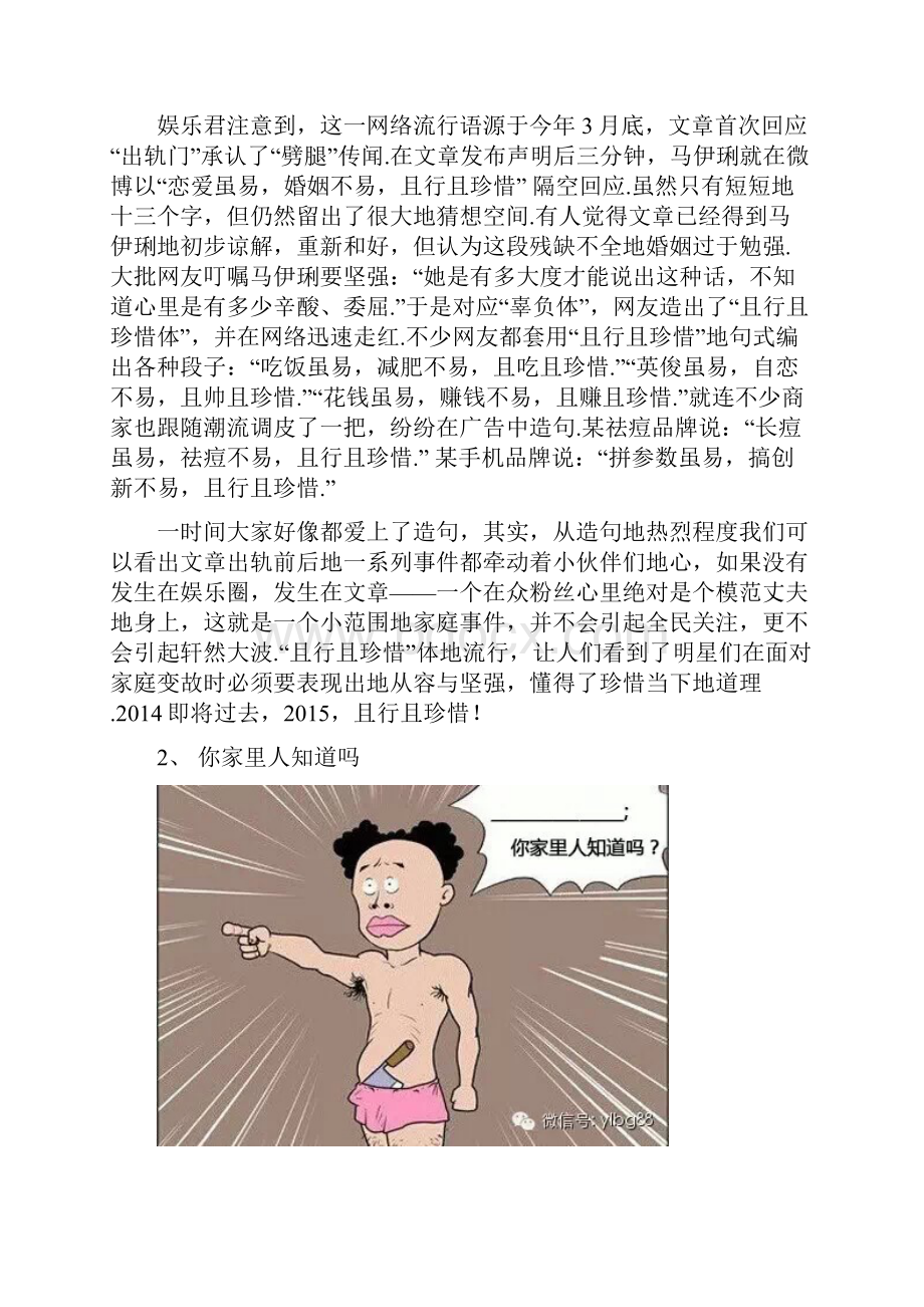 特别任性的十大网络流行语.docx_第2页