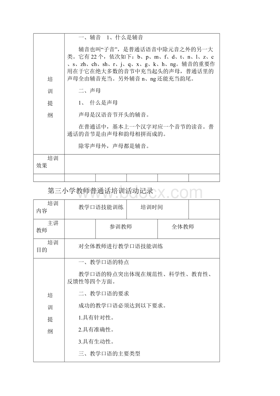 教师普通话培训活动记录.docx_第3页