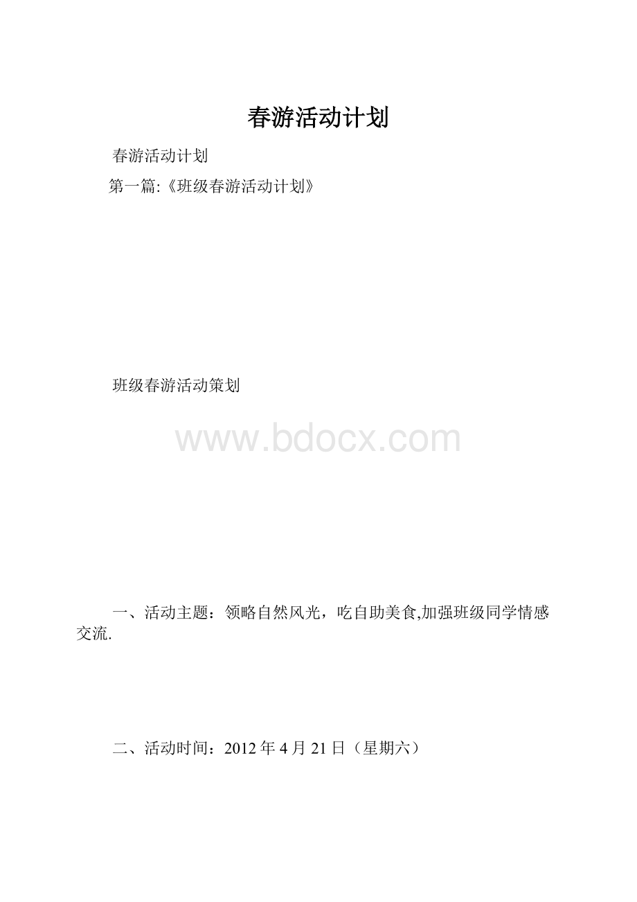 春游活动计划.docx