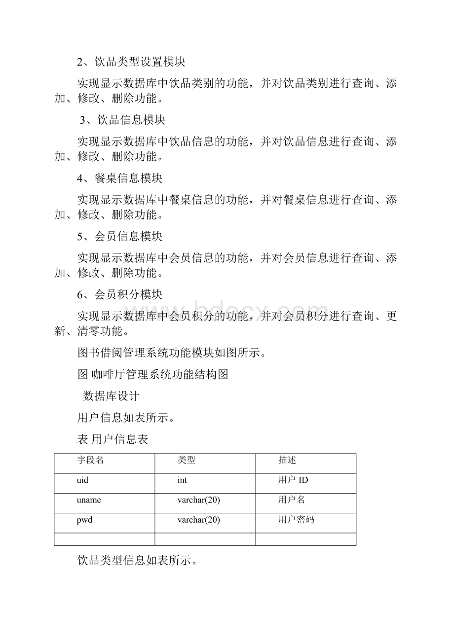 基于BS的咖啡厅管理系统.docx_第2页