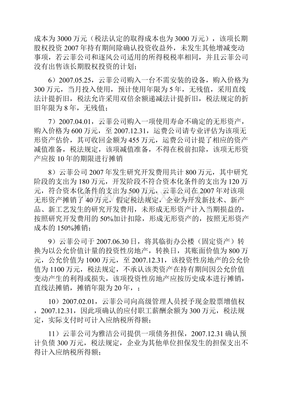 所得税会计典型例题.docx_第2页