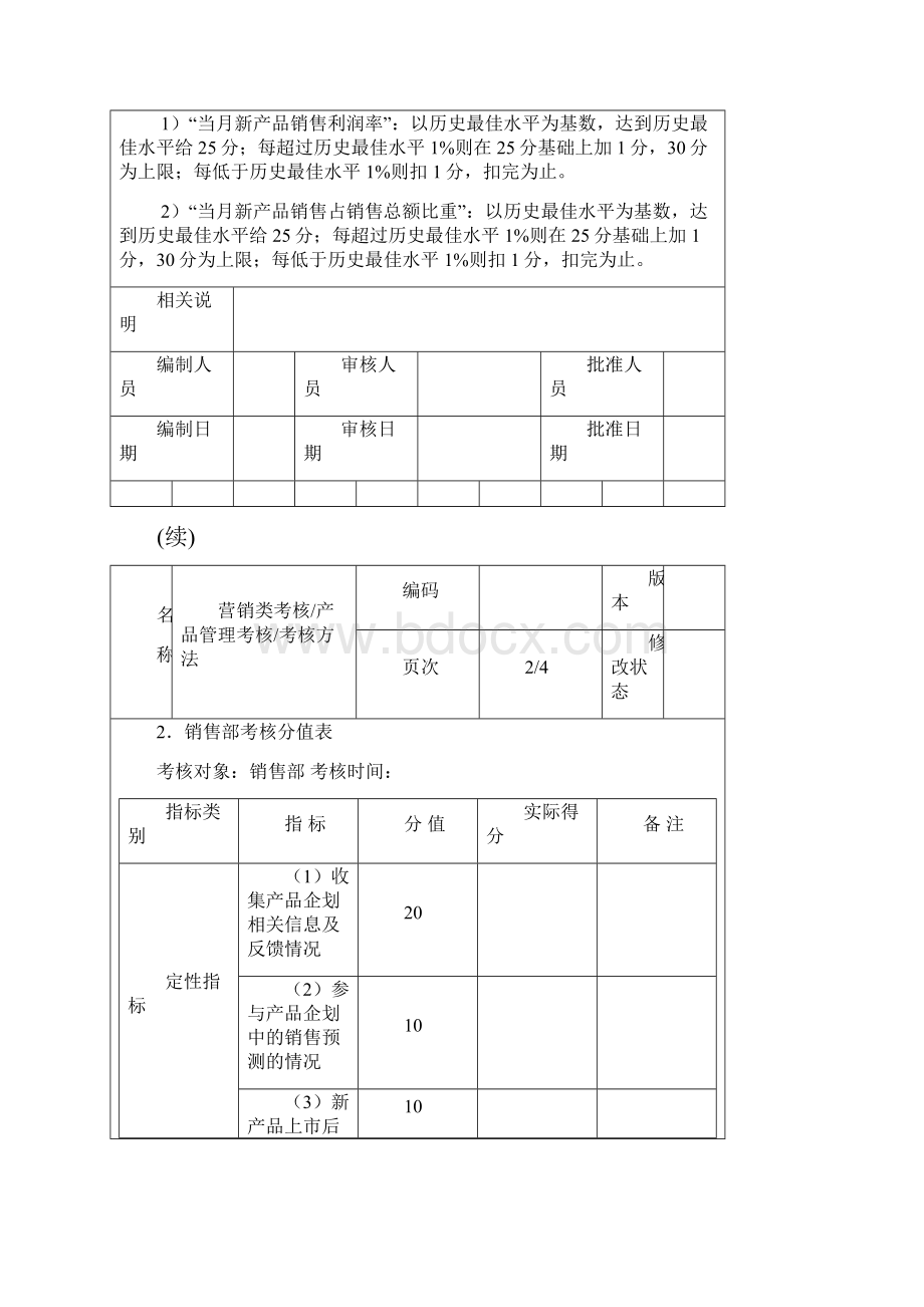 产品管理考核考核方法.docx_第3页