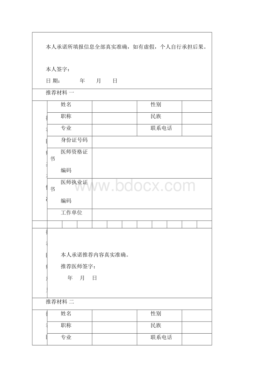 中医医术确有专长人员多年实践人员申报材料汇总.docx_第3页