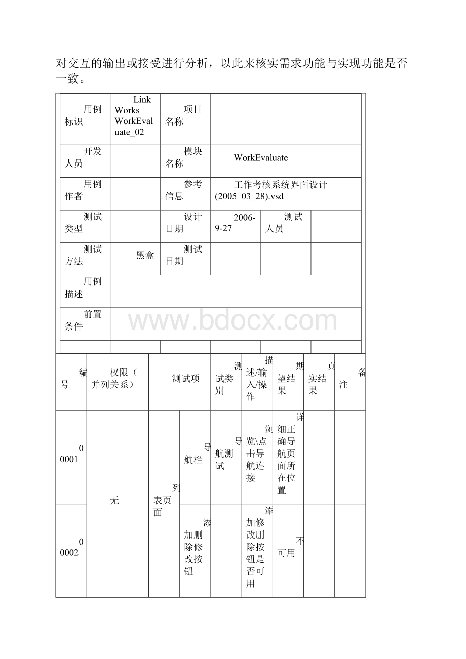 软件测试用例模板一详细用例.docx_第2页