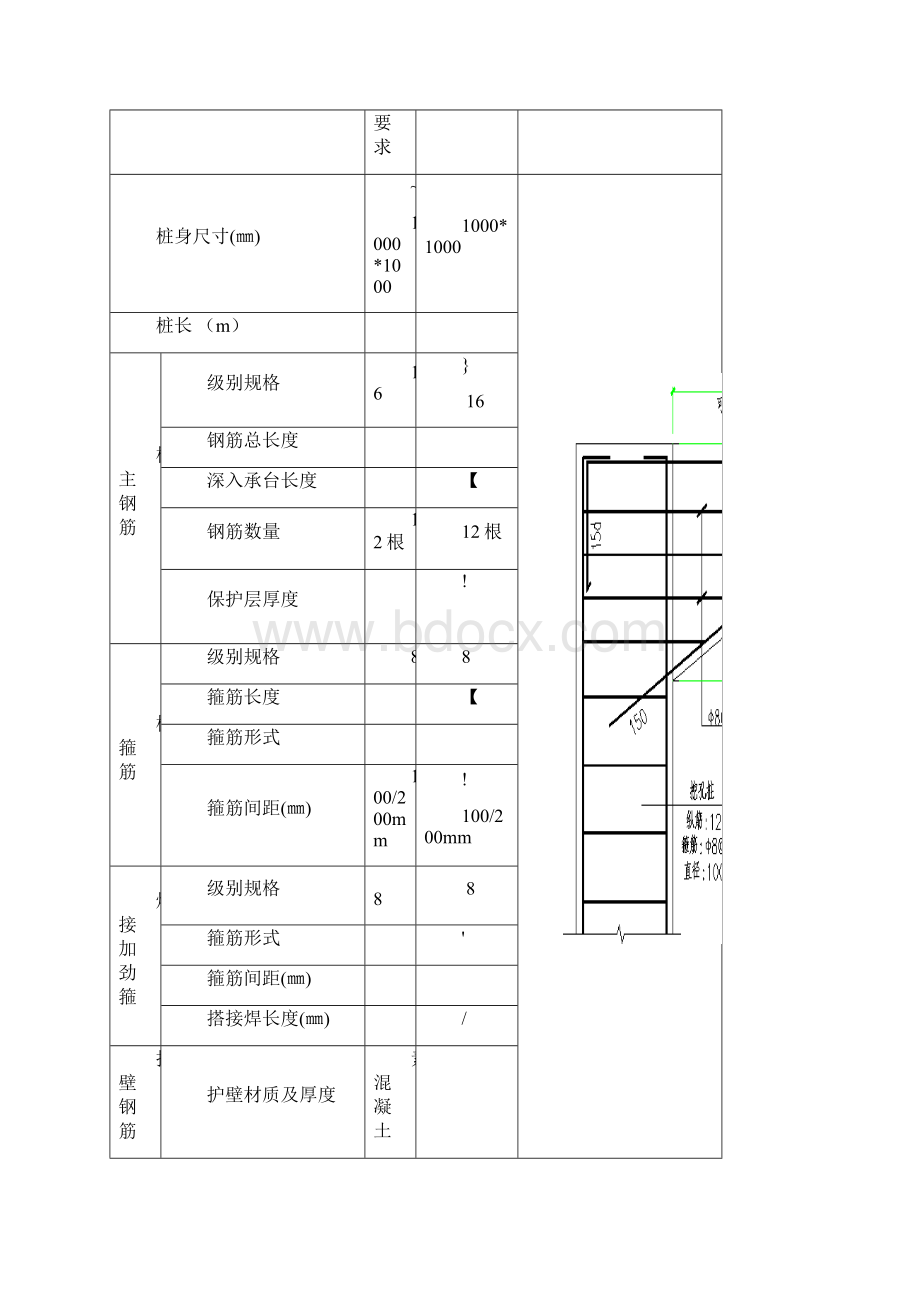 人工挖孔桩记录表格全套.docx_第3页