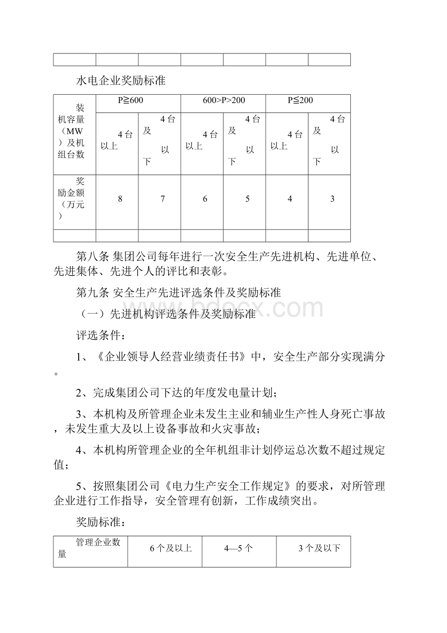 华电集团电力生产安全工作奖惩管理办法A版.docx_第3页