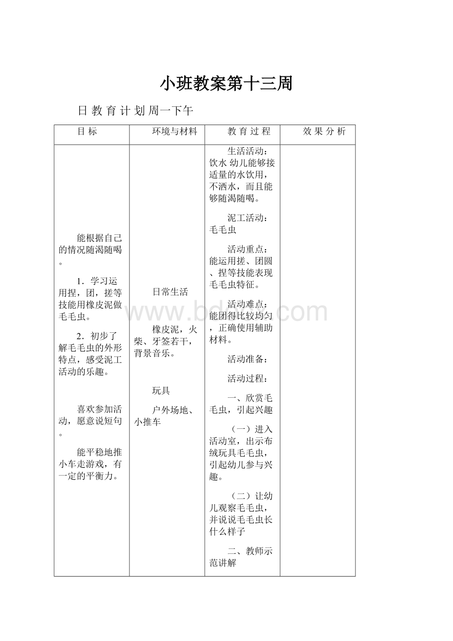 小班教案第十三周.docx_第1页