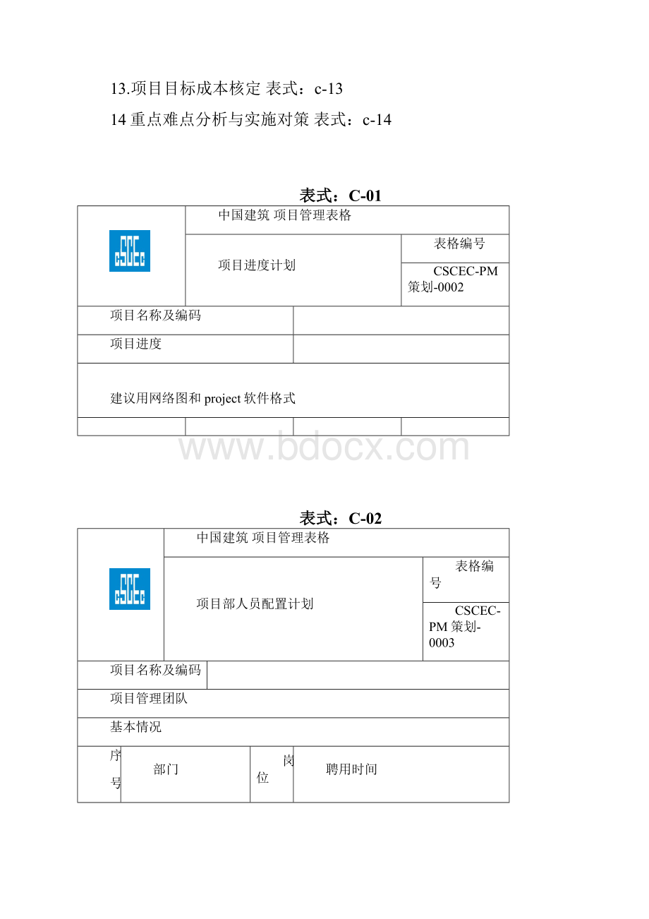 项目实施计划书模板.docx_第2页