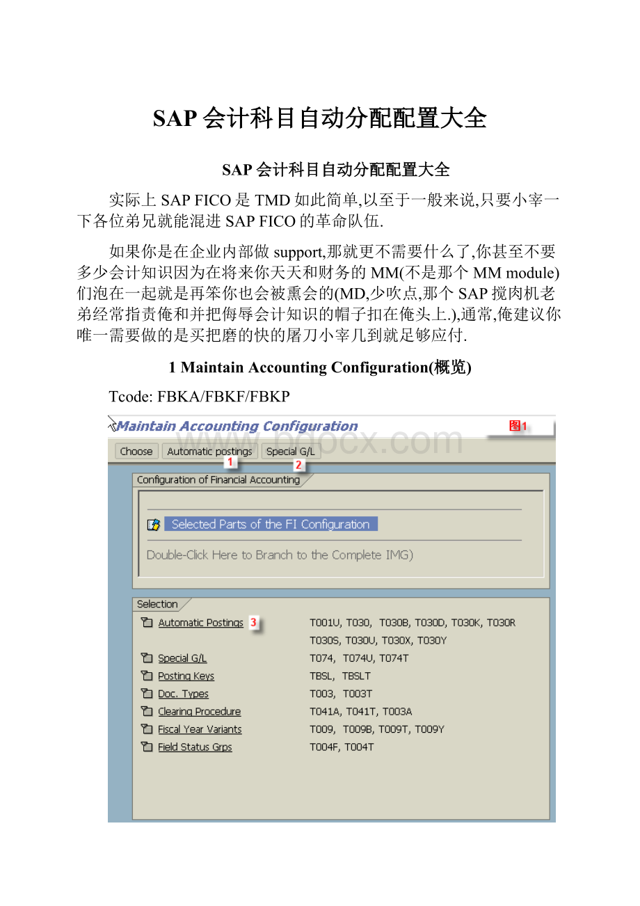 SAP会计科目自动分配配置大全.docx_第1页