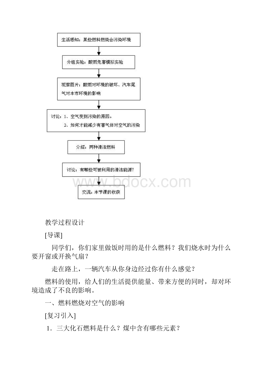 使用燃料对环境的影响教学设计和说课稿.docx_第2页