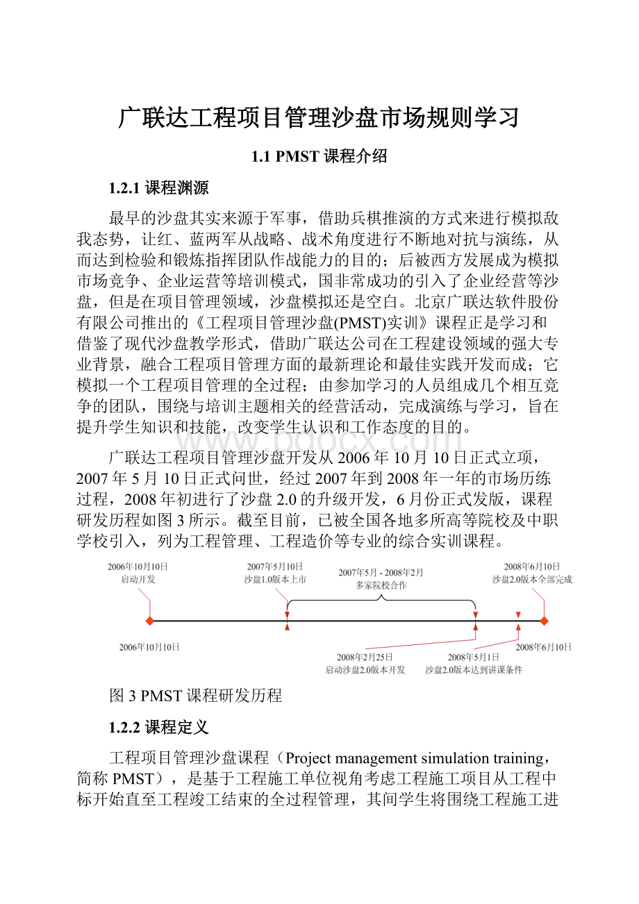 广联达工程项目管理沙盘市场规则学习.docx_第1页