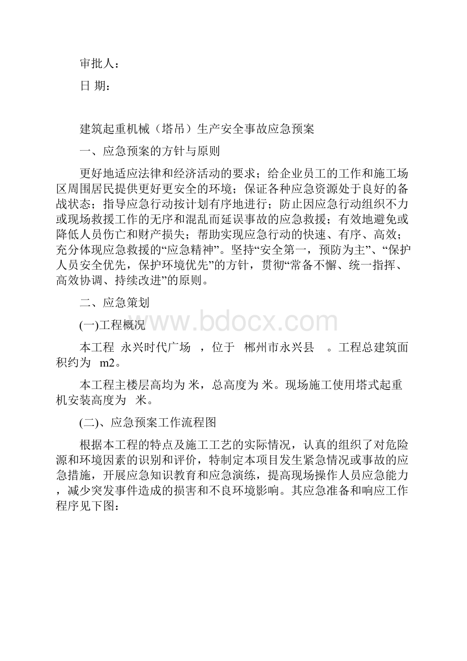 使用单位塔吊应急救援预案.docx_第2页