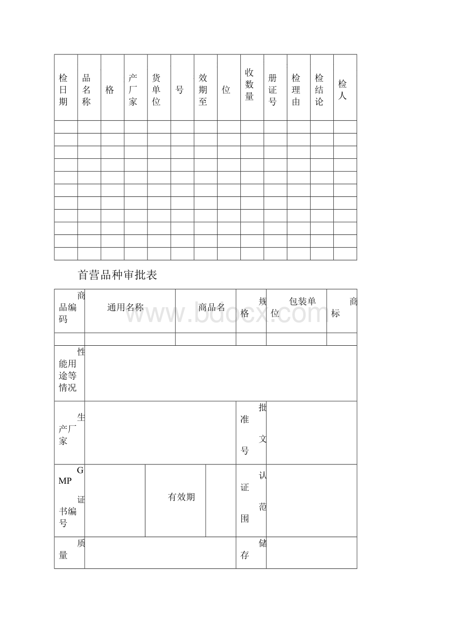 医疗器械经营表格记录.docx_第3页