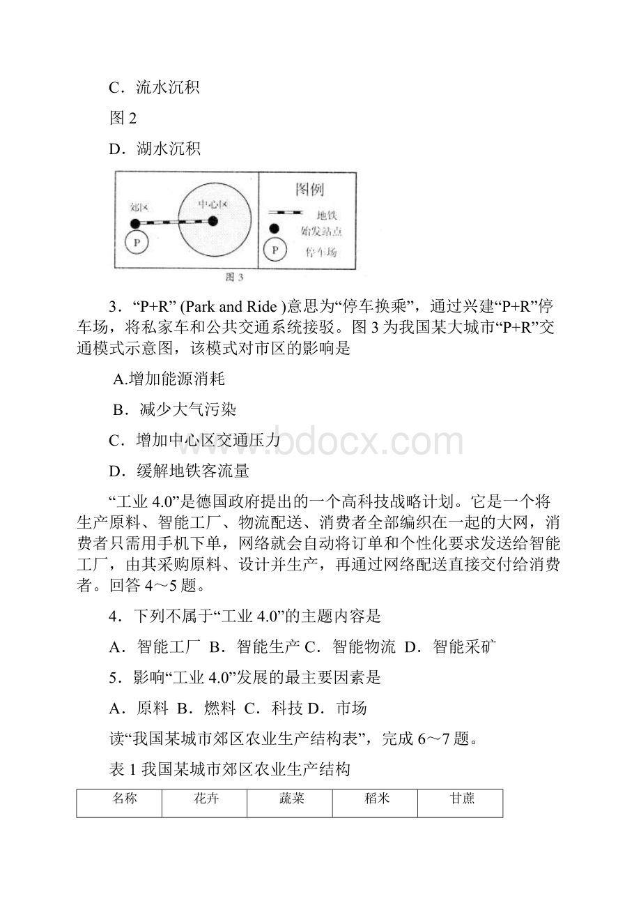 汕头市高三二模地理试题 清晰有答案讲评用.docx_第2页