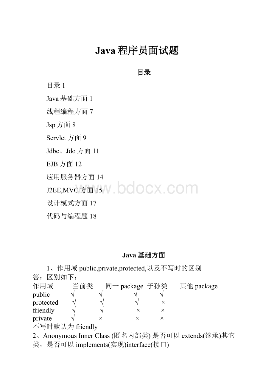 Java程序员面试题.docx_第1页