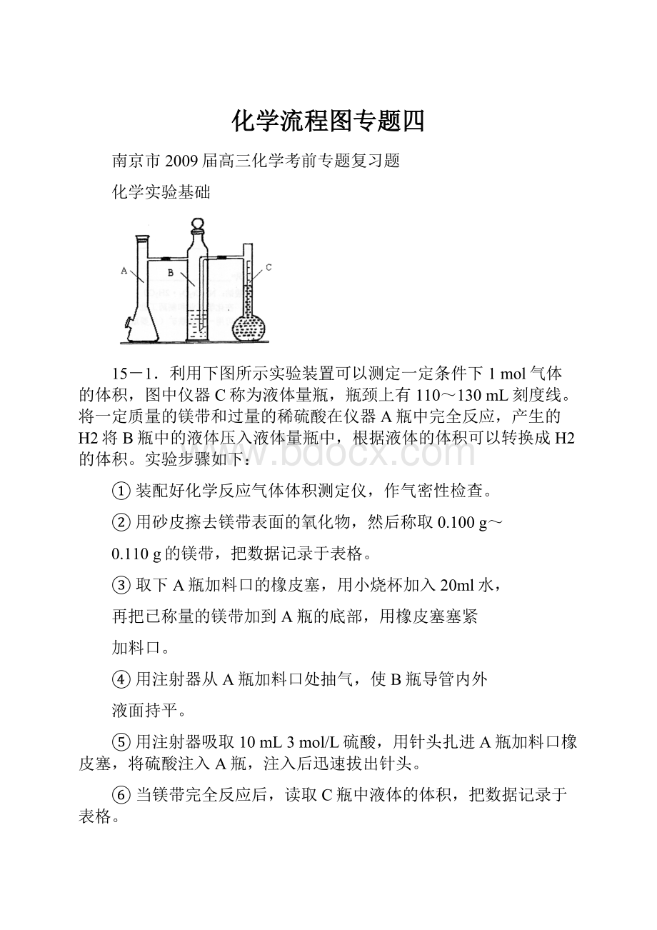 化学流程图专题四.docx