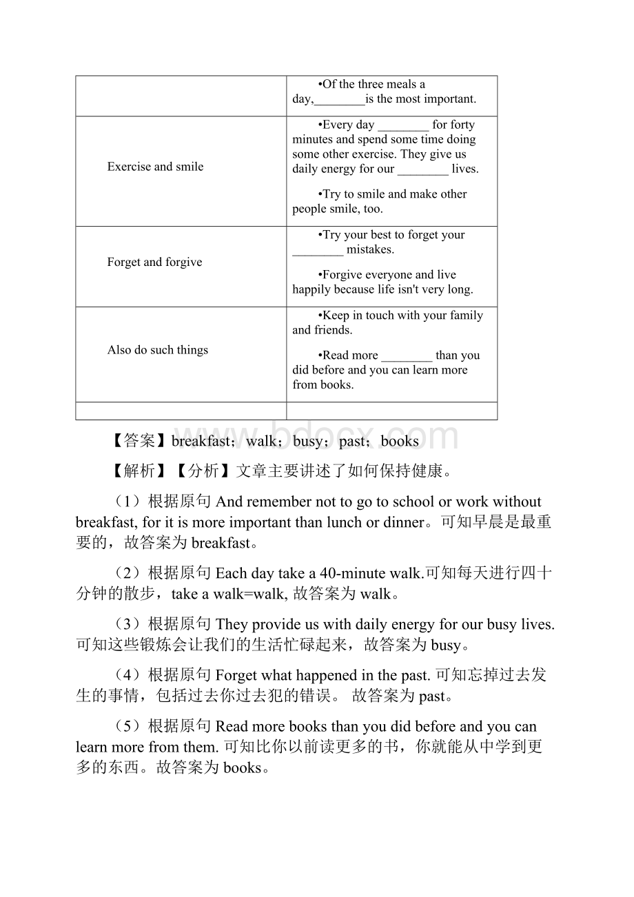 中考英语英语 任务型阅读理解试题含答案50.docx_第2页