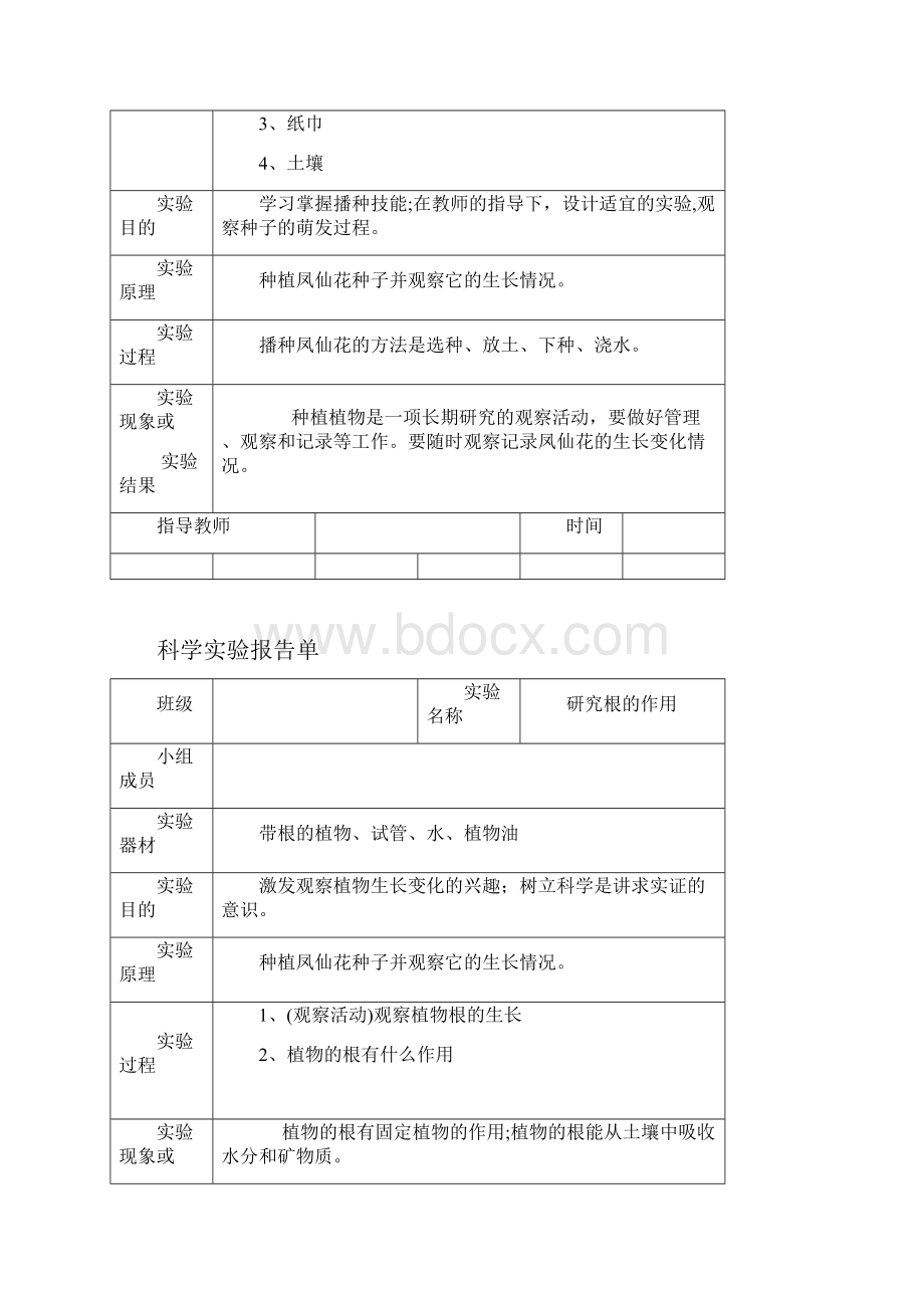 教科版三年级下册科学实验报告单.docx_第2页