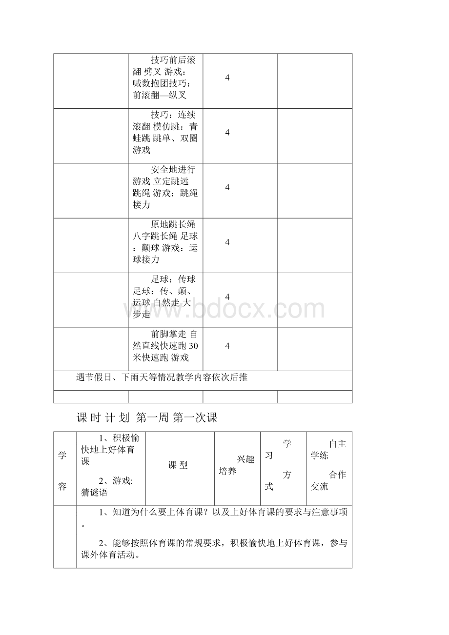 小学体育教案水平一一二.docx_第2页